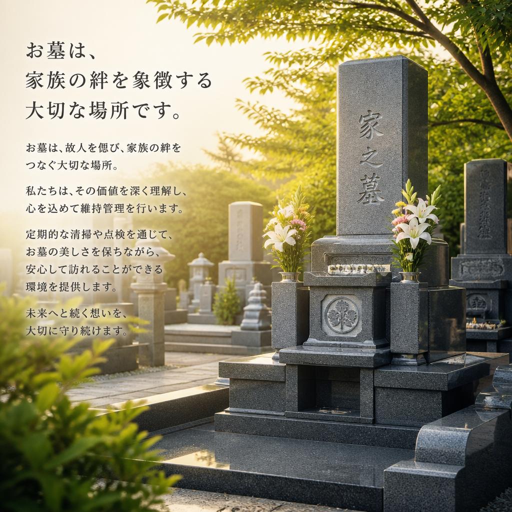 墓地の維持管理の重要性