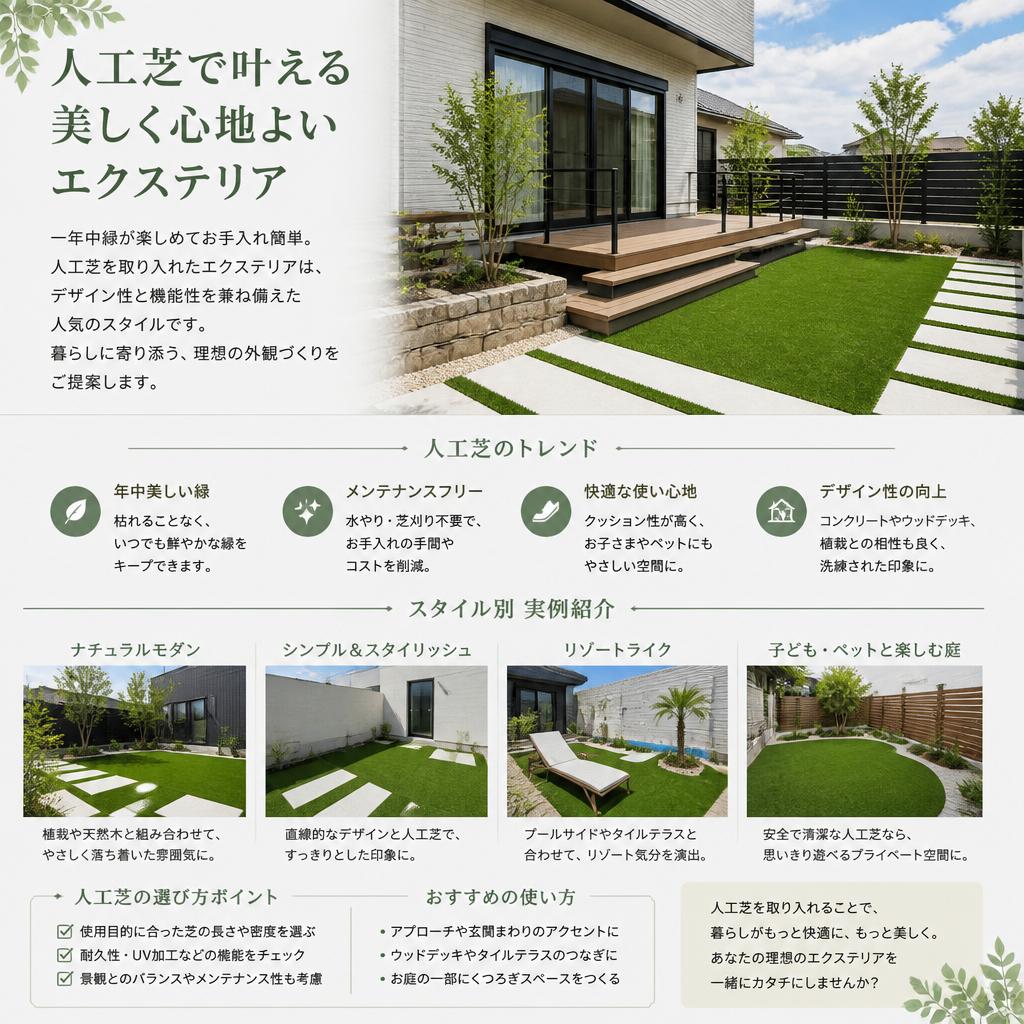 エクステリアデザインの新しいカタチ