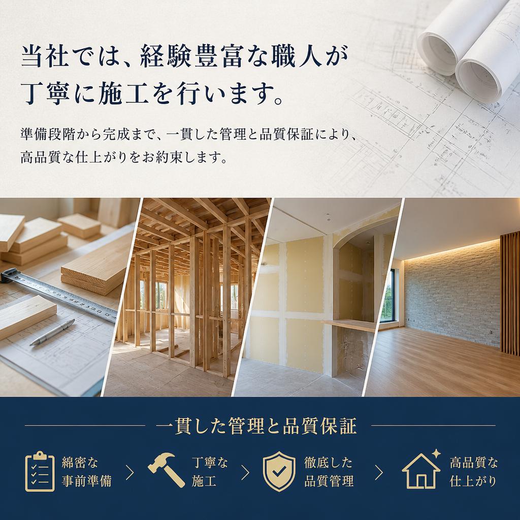 施工プロセスと品質保証