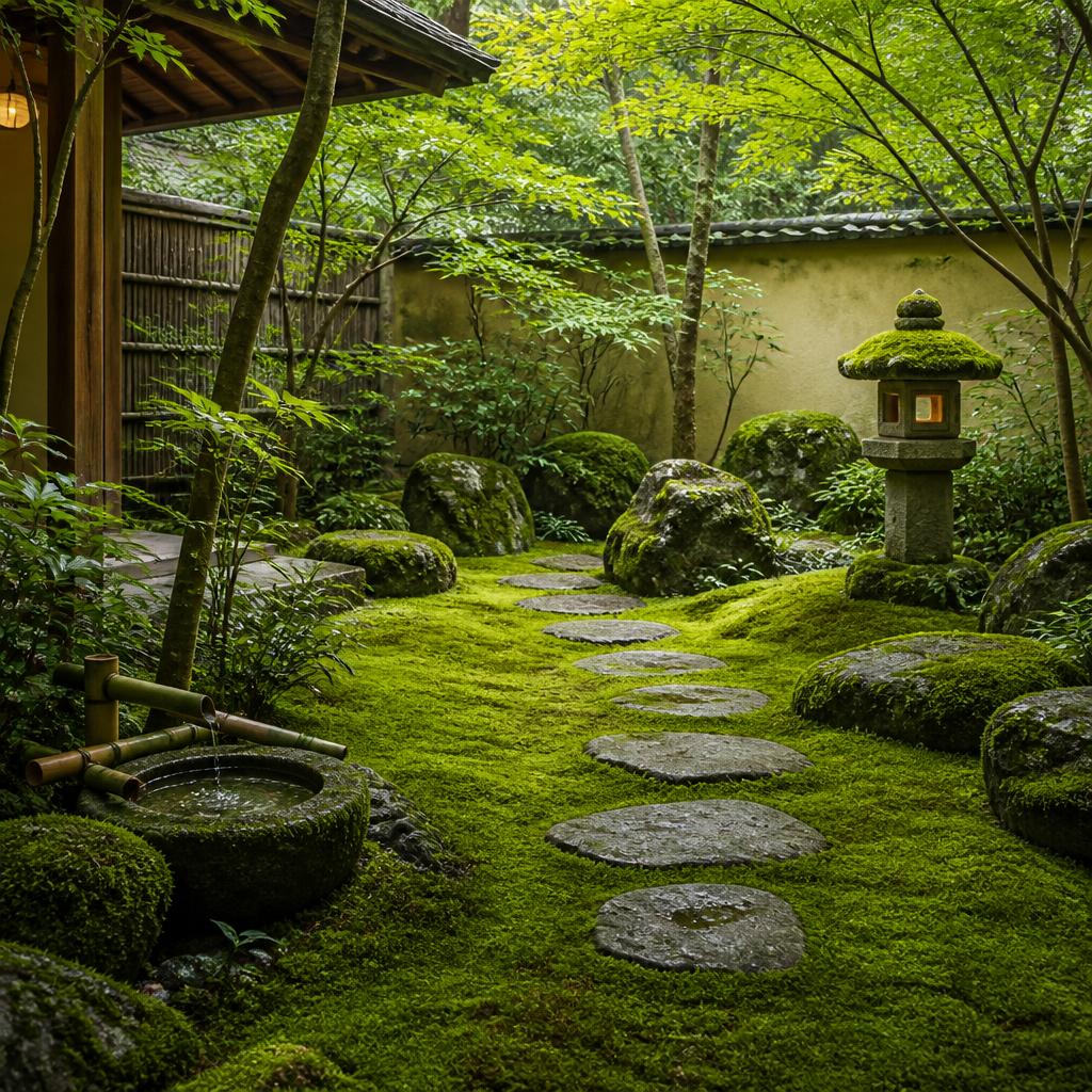 苔の庭で癒しの空間を築こう