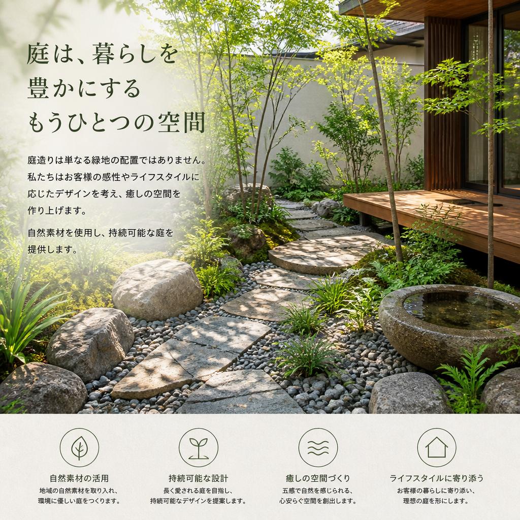 2. 庭造りのこだわり